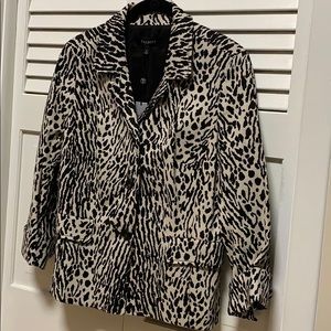 Talbots Animal print blazer